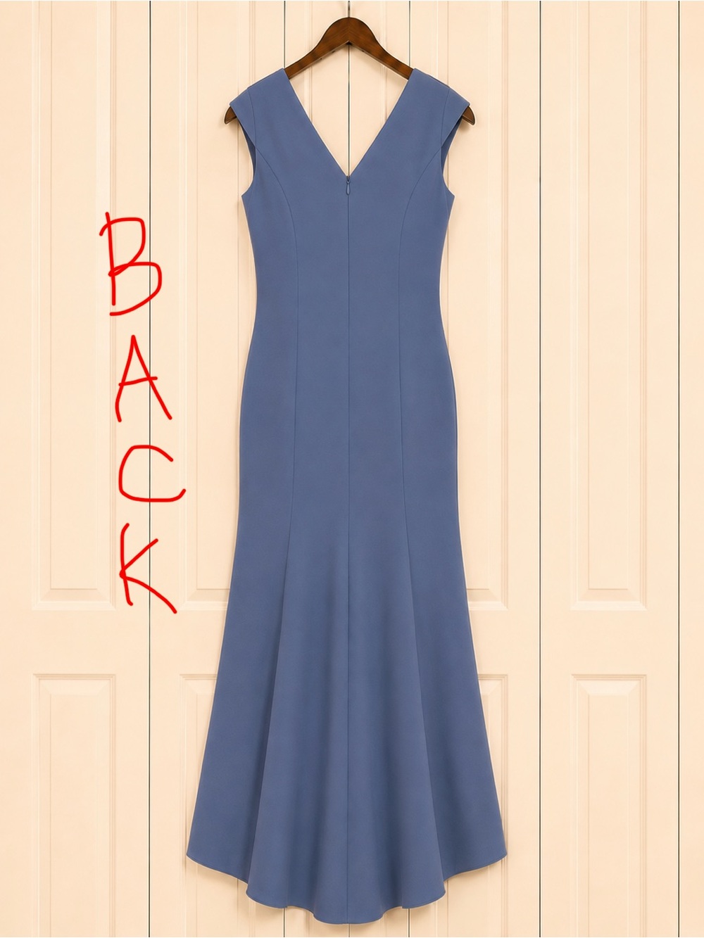 JESSICA HOWARD Blue Cap Sleeve Gown with Bow/Sparkle Embellishment NWT - Picture 4 of 13